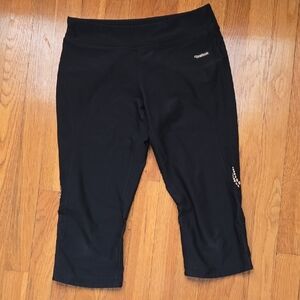 Reebok Black Athletic Capri Leggings